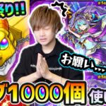 【超獣神祭】※新キャラ『アビス』1点狙い※ 今回はオーブ1000個も使わない！！！と意気込んで引いた結果…確定祭りの熱い展開に！？【けーどら】