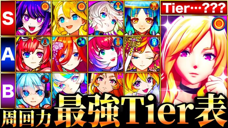 【動画まとめ】【モンスト】化け物友情全員参戦！周回性能最強キャラランキングTOP30《Tier表》《最新版：2024年11月》