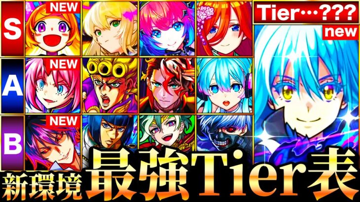 【動画まとめ】【モンスト】転スラ＆パンドラ参戦！新環境最強キャラランキングTOP55《Tier表》《転スラコラボ第2弾》