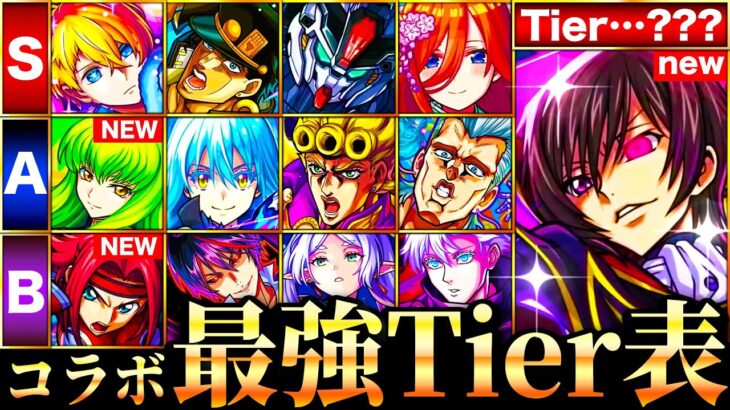 【動画まとめ】【モンスト】ルルーシュ＆カレン参戦！新環境コラボ最強キャラランキングTOP35《コードギアスコラボ》