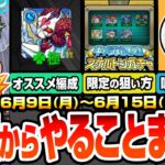 【動画まとめ】【モンスト】月曜からやることまとめ※見逃し厳禁※超究極シュリン＆ガーラを初日運極したオススメ編成！スケルトンガチャで限定の狙い方！周回すべき降臨と適性まとめ【ブライダル5】【へっぽこストライカー】