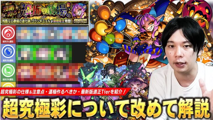 【動画まとめ】【モンスト】最強運枠の1体が復刻！1年で周回環境激変したけど運極作るべき！？超究極彩『グランギニョル』最新版しろ的適正Tier・コンテンツの仕様・注意点を改めて解説！【しろ】